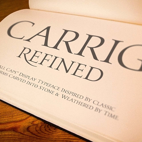 Carrig Refined Typeface